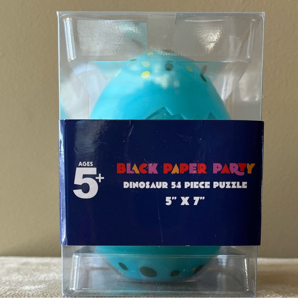 Dinosaur Puzzle - Blue